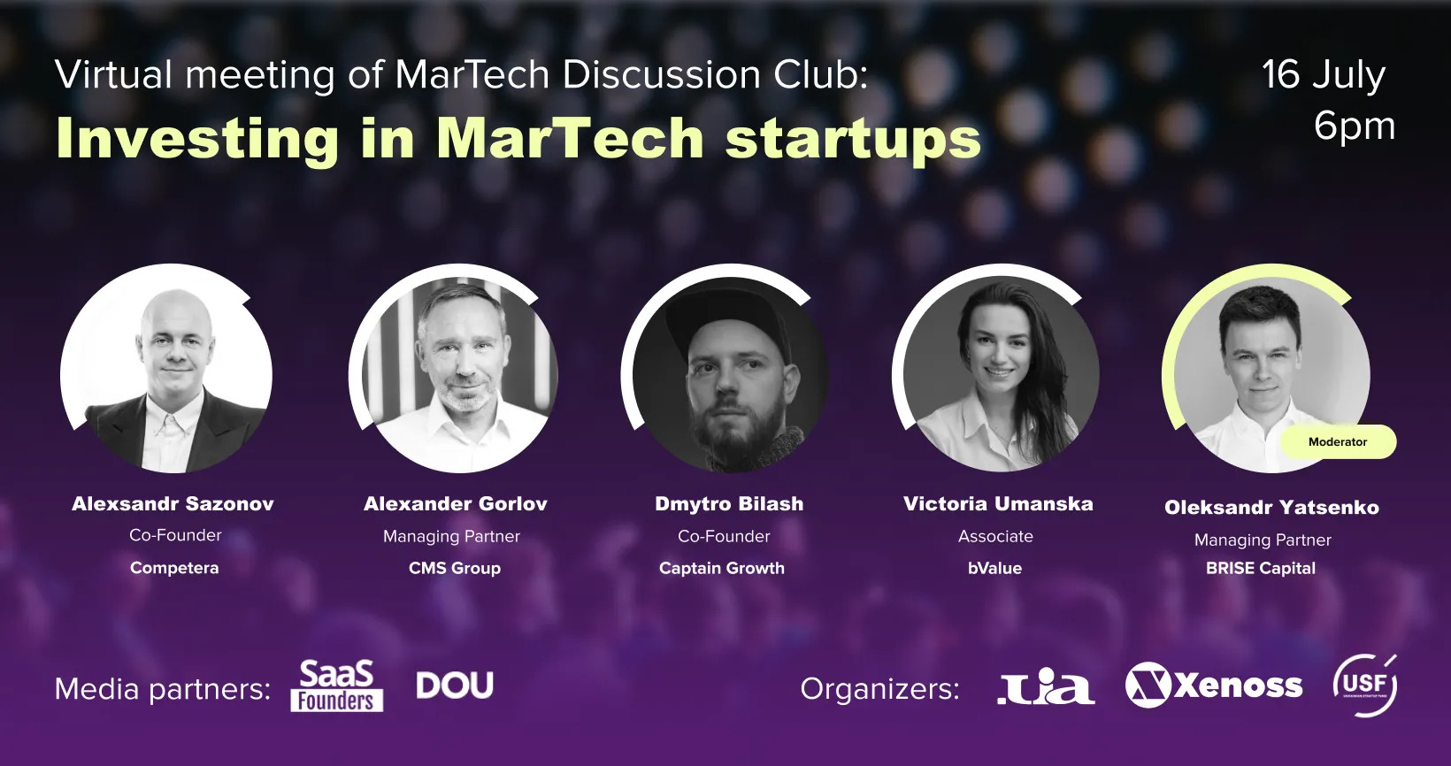 New Meetup by Xenoss’s MarTech Discussion Club: Investing in MarTech Startups