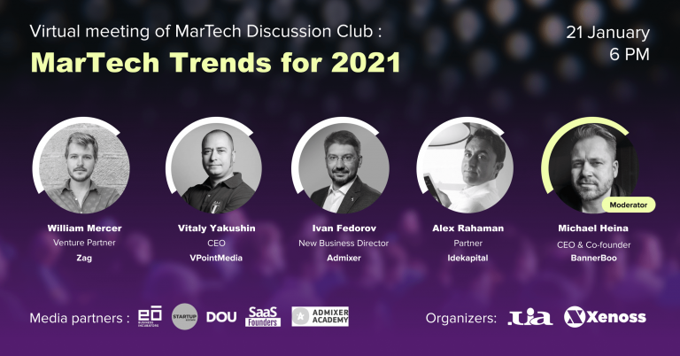 Hosted by Xenoss event - Martech trends for 2021