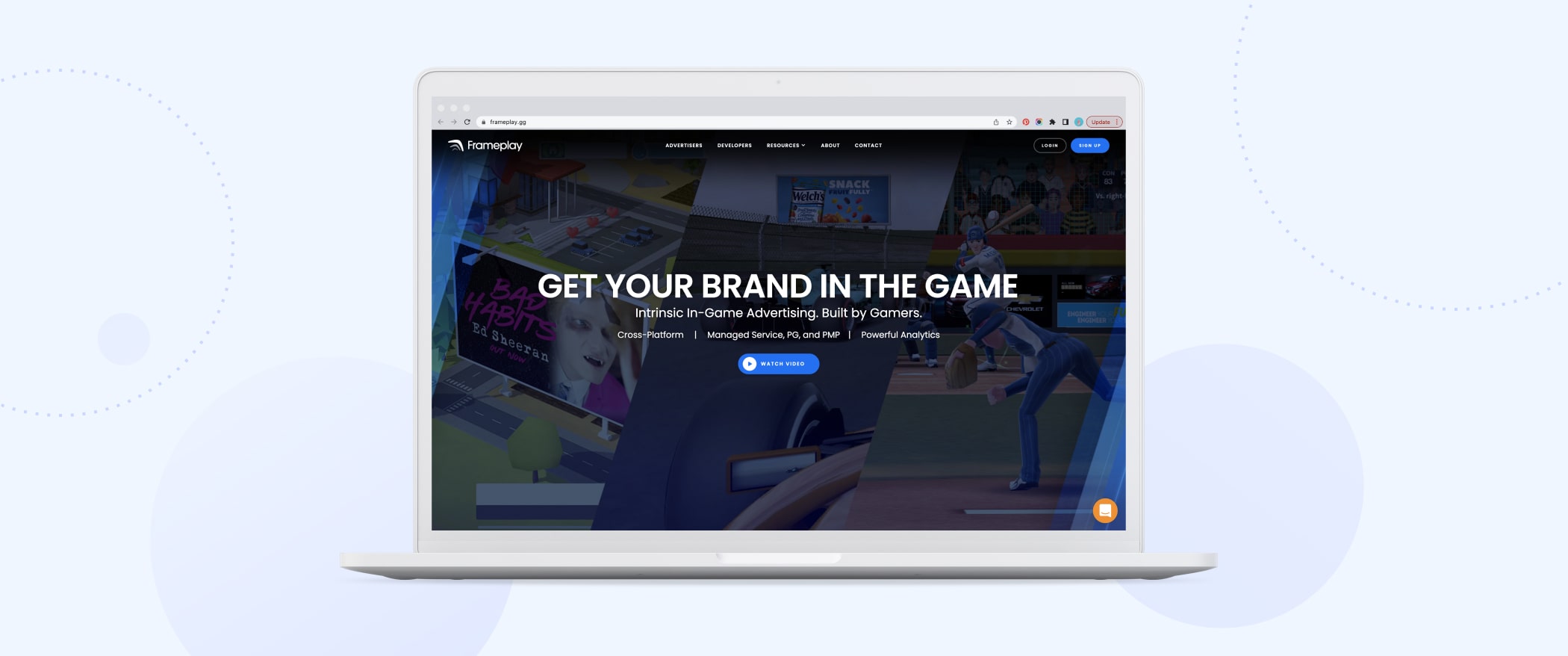 Frameplay in-game advertising company - Xenoss blog - In-Game Advertising