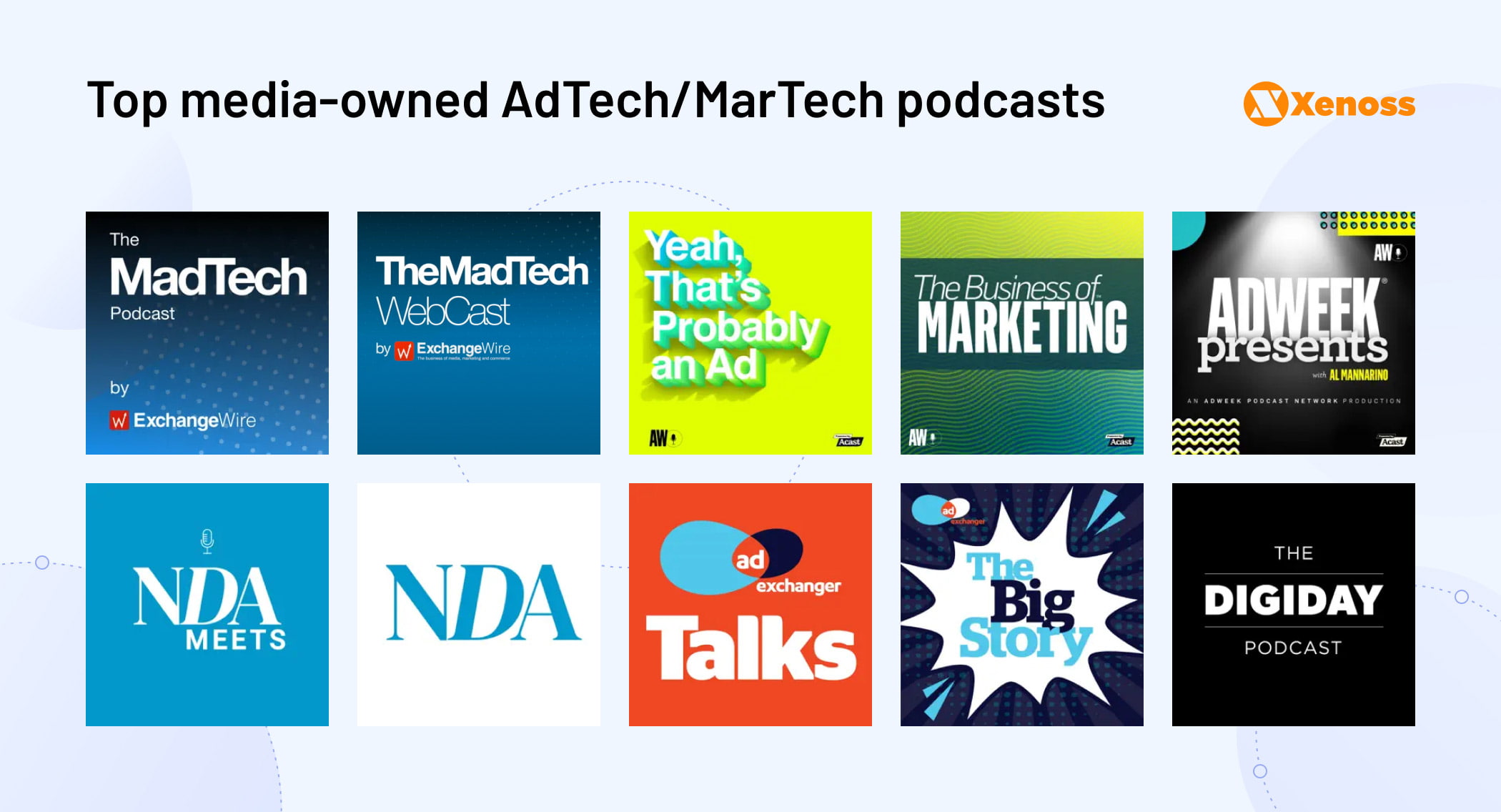 Top-media-owned-AdTech-MarTech-podcasts- Xenoss blog