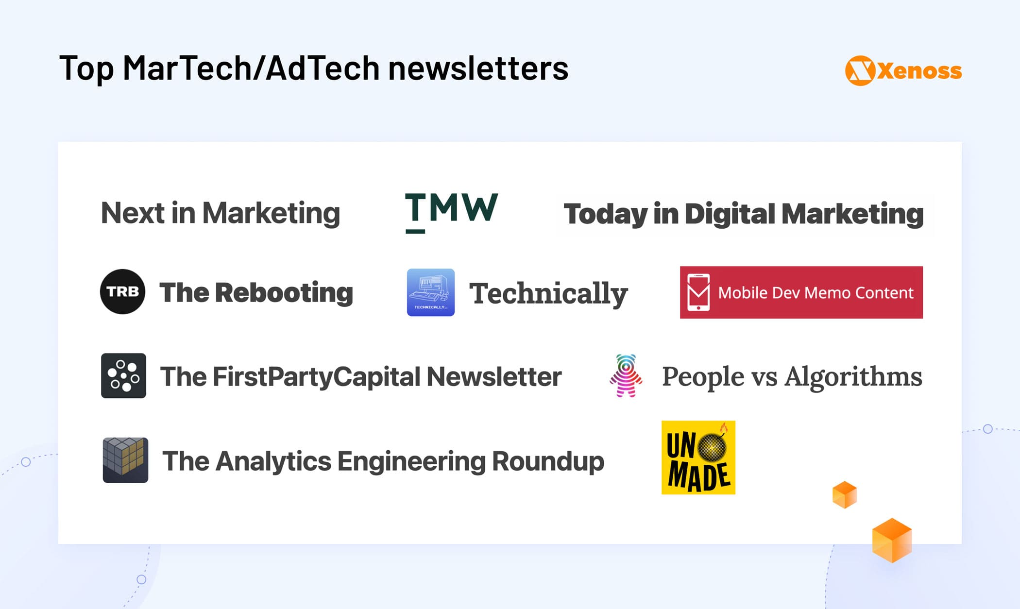 AdTech newsletters