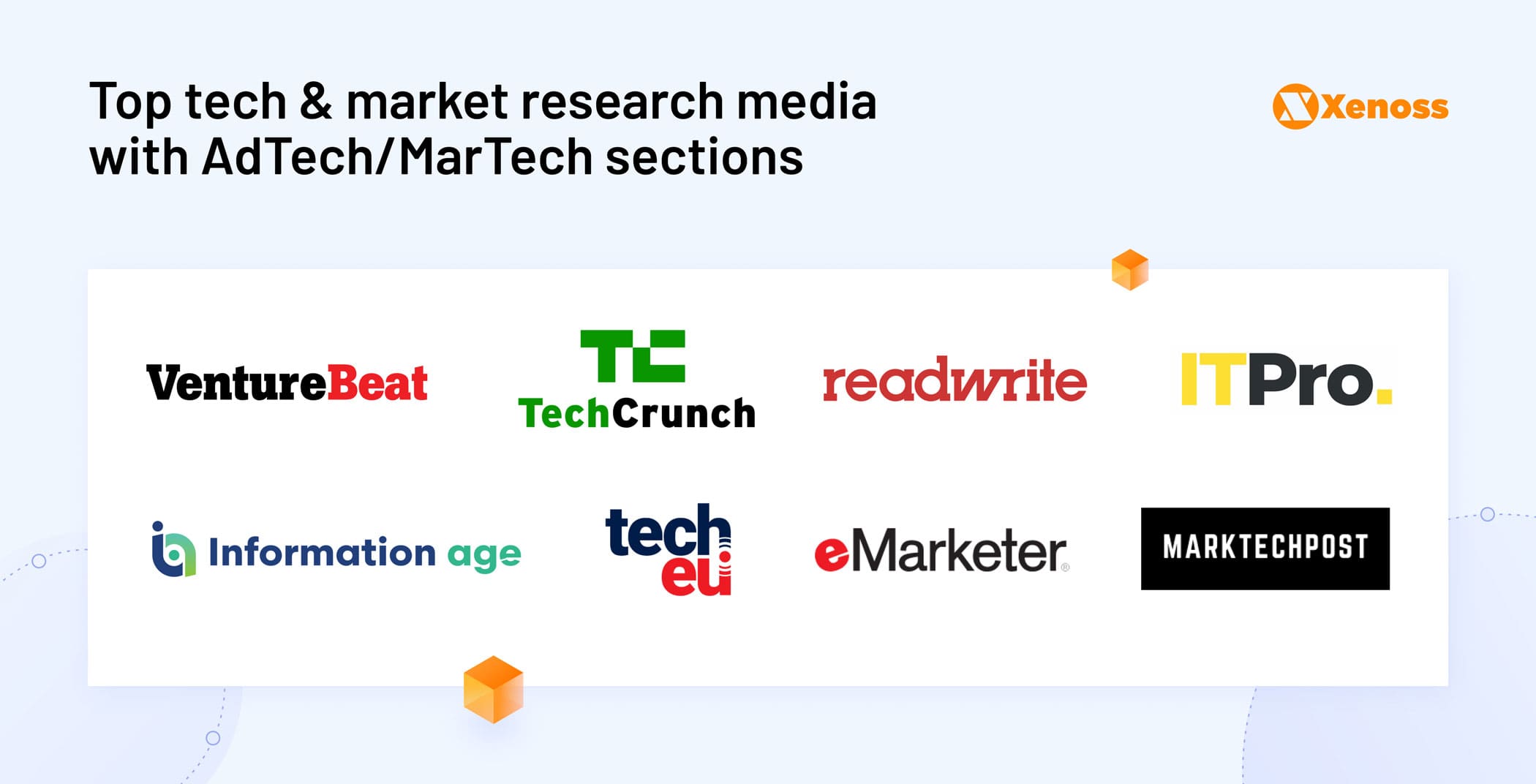 Top tech and market research media