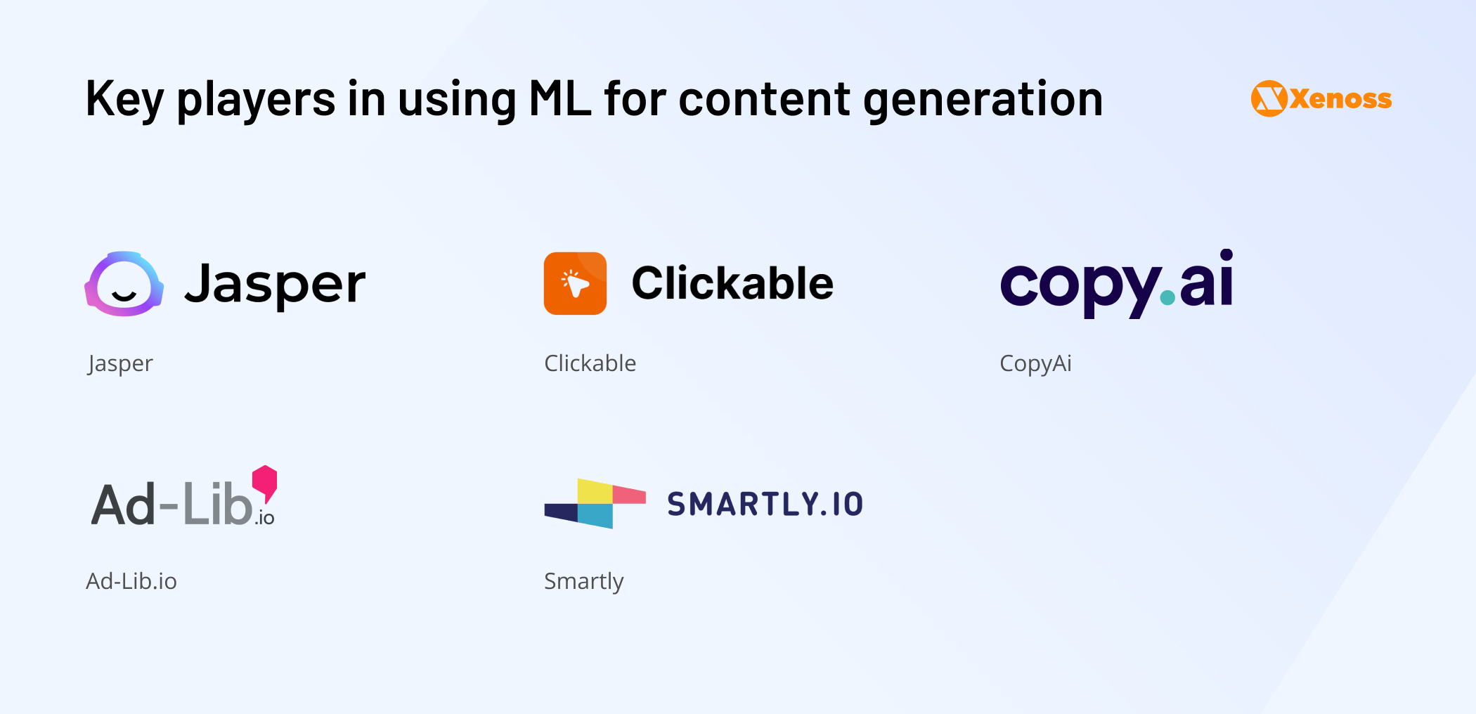 Key applications of machine learning models for content generation tools