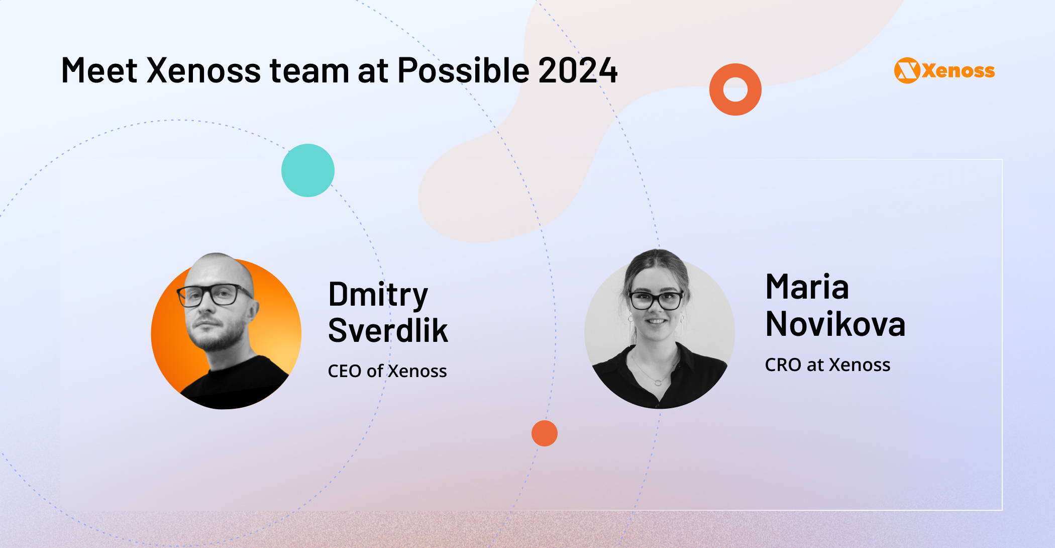 Image featuring Xenoss teammates who will attend Possible 2024 | Xenoss News