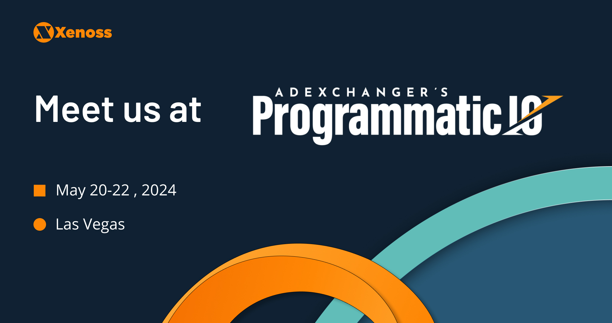 Xenoss will attend Programmatic I/O by AdExchager on May 20-22, 2024 | Xenoss News
