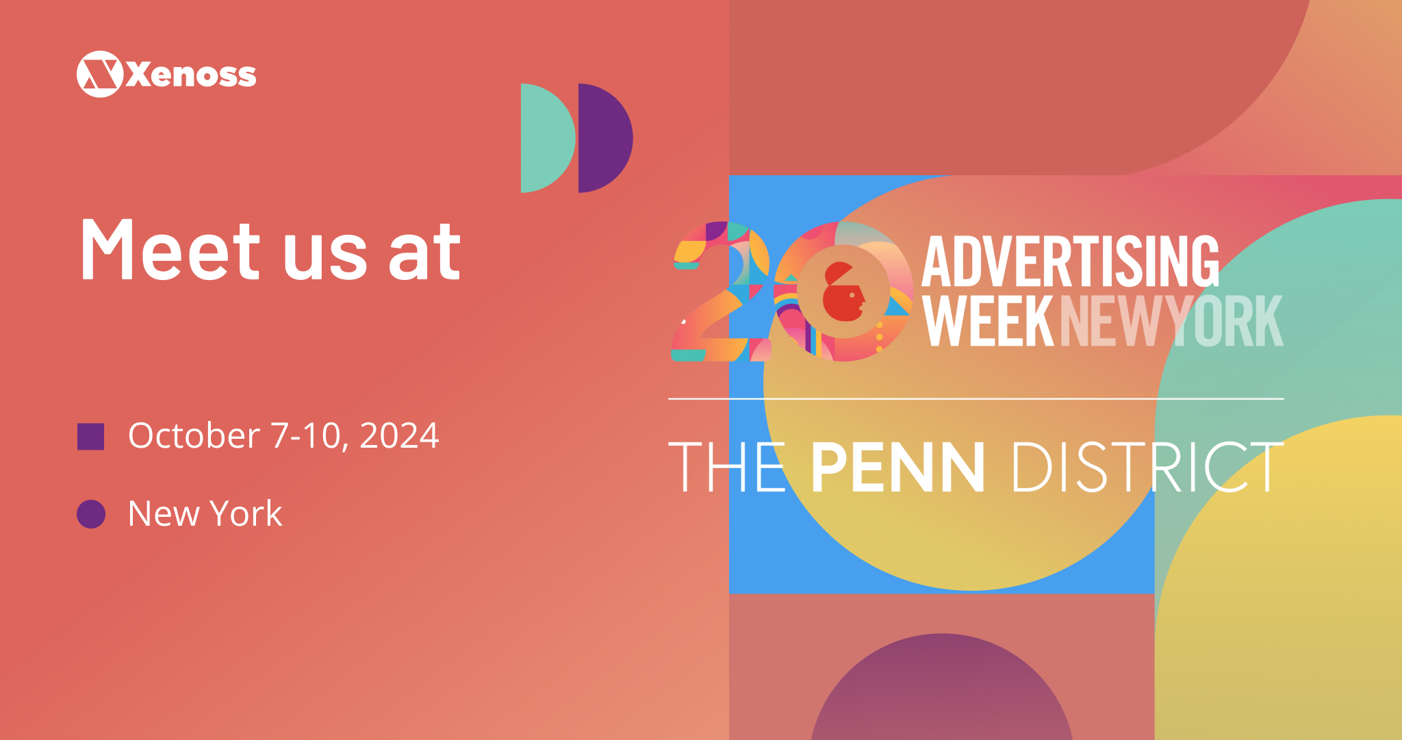 Xenoss will attend Advertising Week New York 2024 on October 7-10, 2024 | Xenoss News