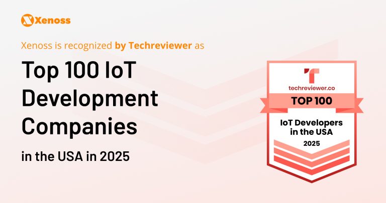 Xenoss recognized among Top 100 IoT Development Companies in the USA for 2025 by Techreviewer