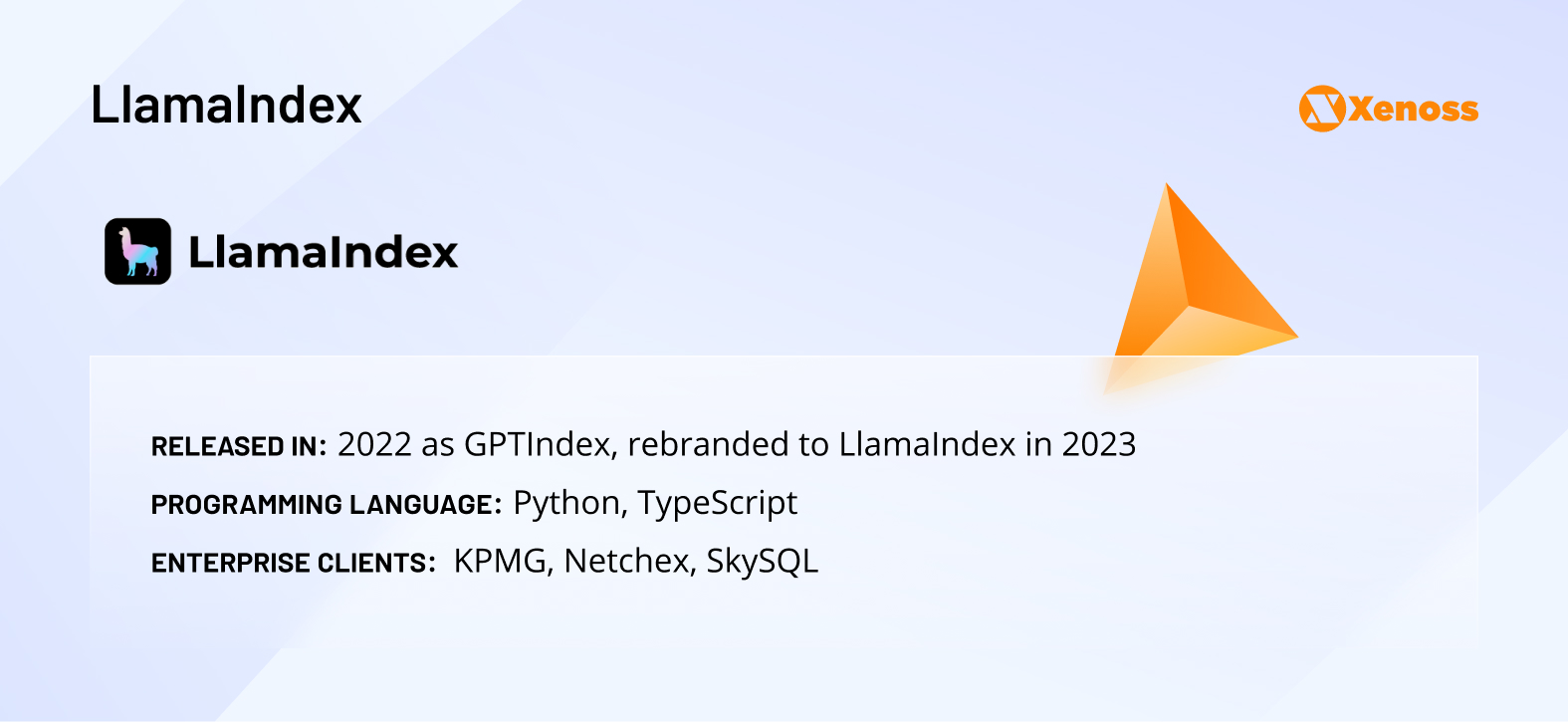 LlamaIndex key info