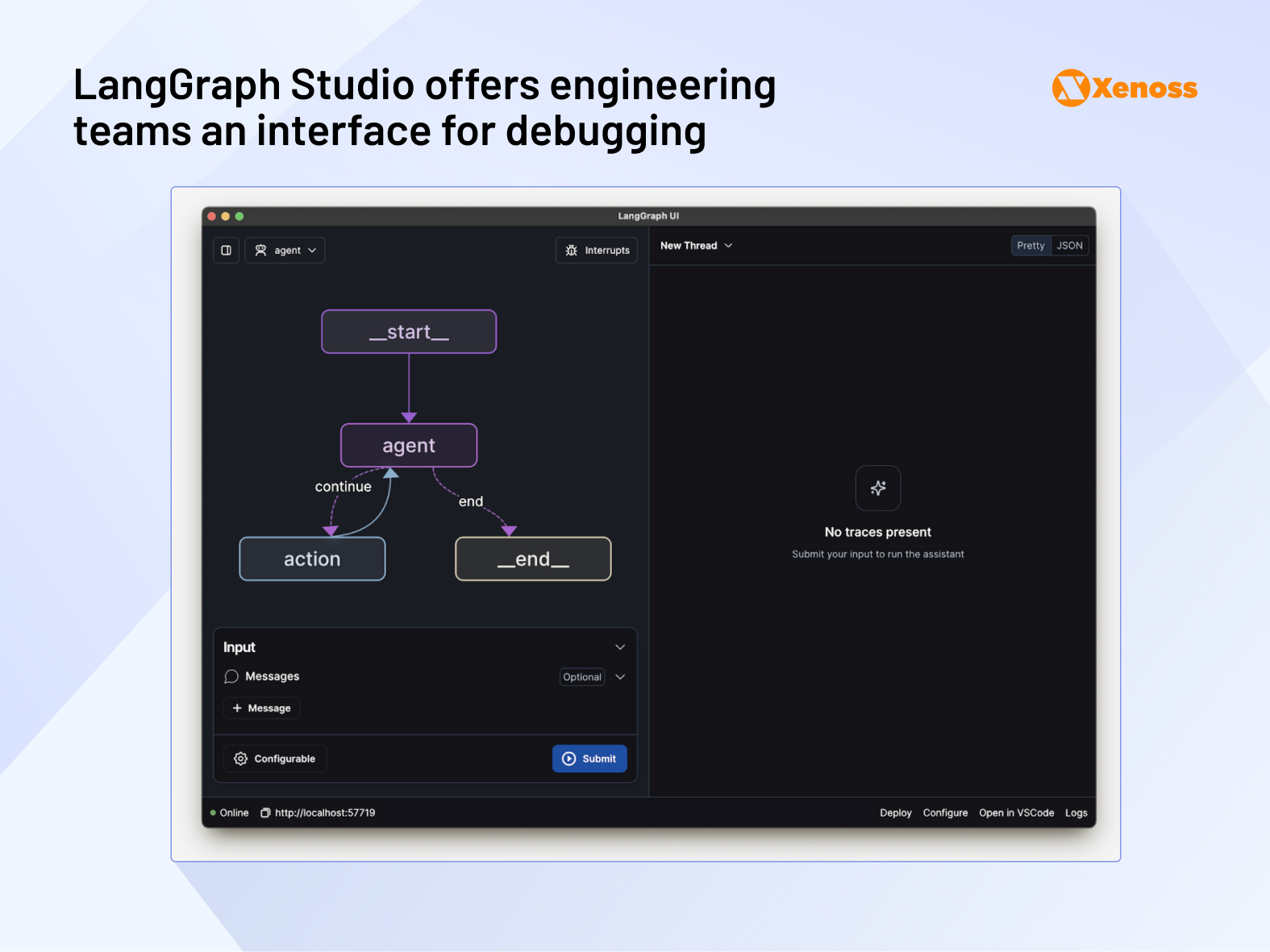 LangGraph Studio offers engineering teams an interface for debugging