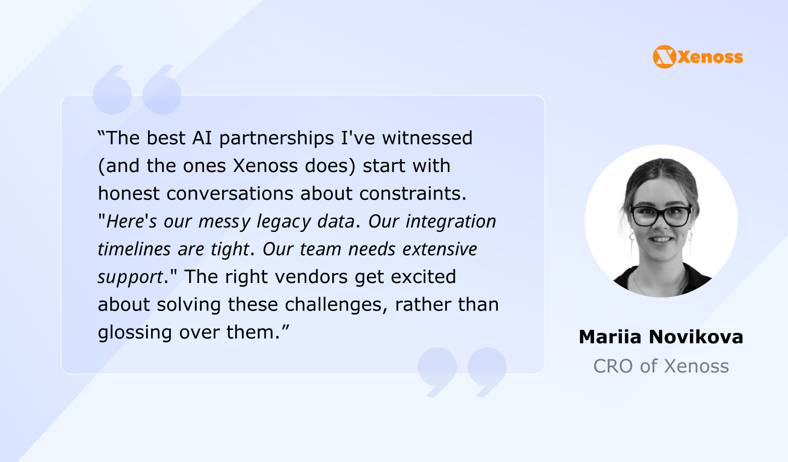 cro xenoss quote