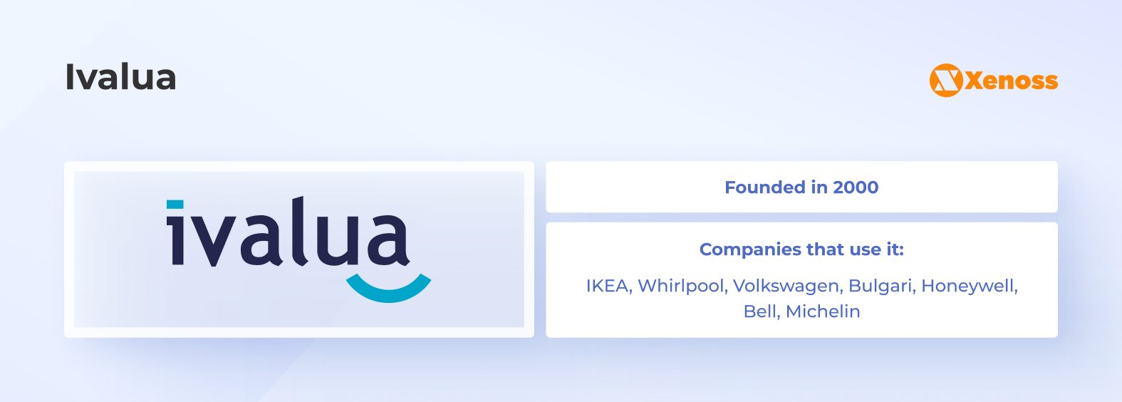 Ivalua specifics Ivalua specifics