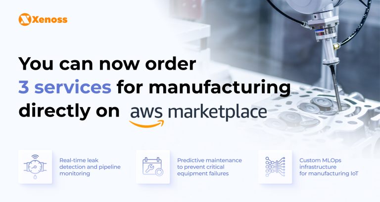 Xenoss manufacturing AI development services directly on AWS Marketplace